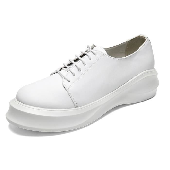 chaussure compensé blanche