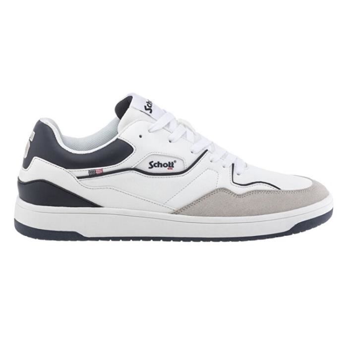 Schott Baskets - SCHOTT - ELMAS - Talon plat - Lacets - Bout rond