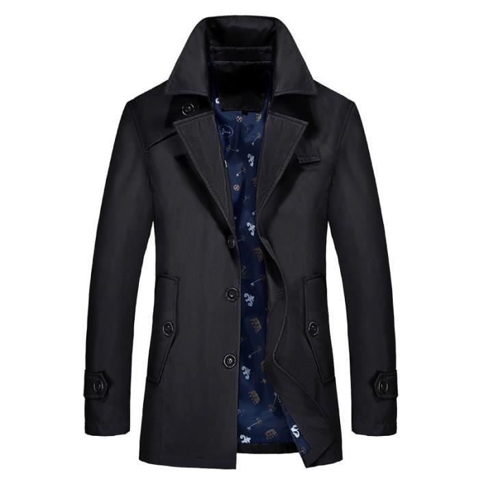 Manteau extra hotsell long homme