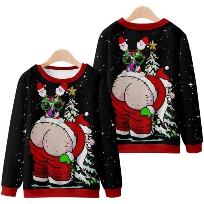 Pull sales drole homme