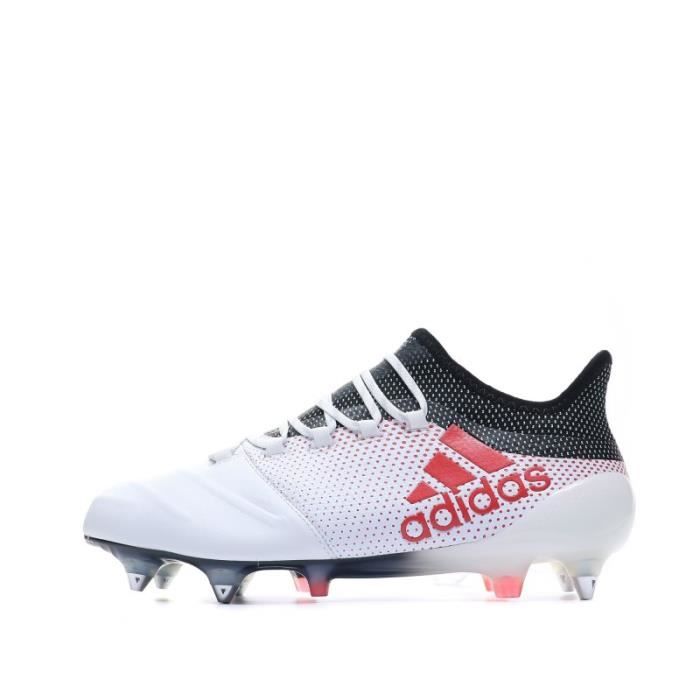 كروس اوفر X 17.1 SG Cuir Chaussures Football Blanc Homme Adidas - Cdiscount ... كروس اوفر
