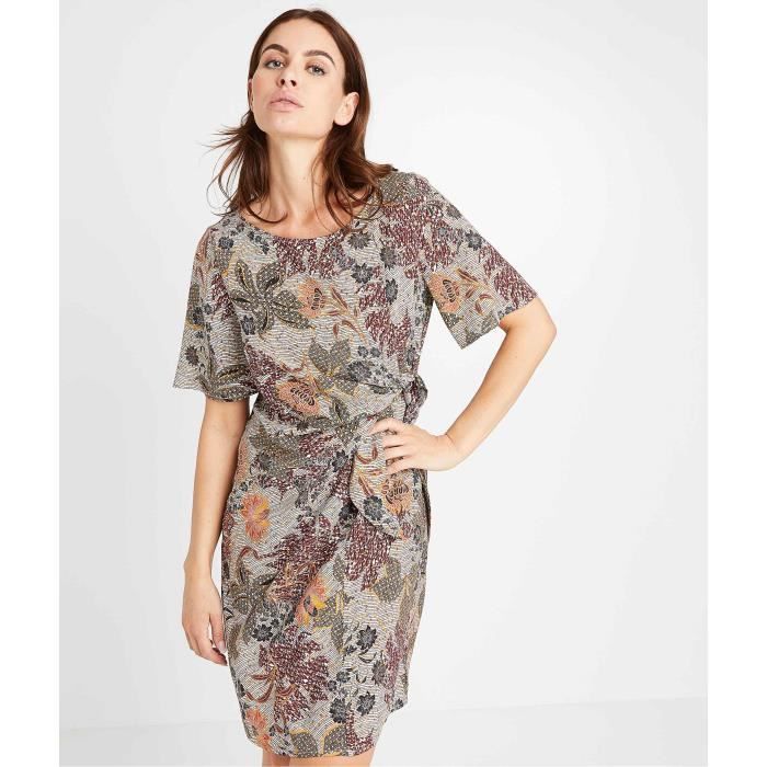 robe droite fluide pas moulante