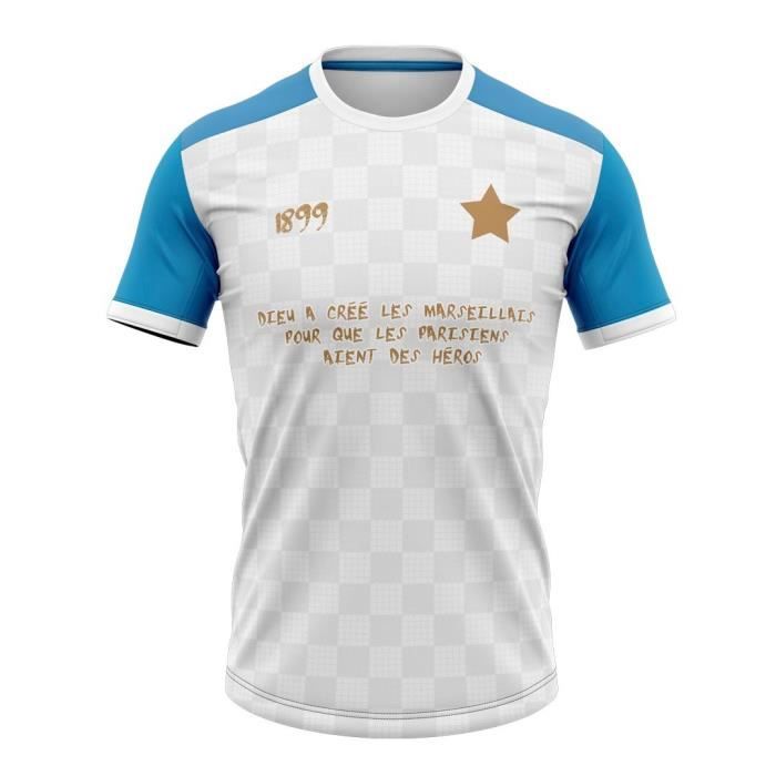 T-shirt Dieu a créé les Marseillais pour que les Parisiens aient des héros - Supporters Marseille