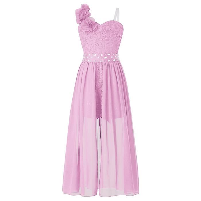 Robe De Soirée Pour Fille En Dentelle Et Tulle - Taille 4 à 14 Ans - Mariage, Anniversaire, Fête - Multicolore