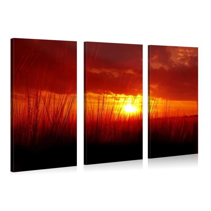 Illustration de paysage vecteur coucher de soleil rivière | Vecteur Premium