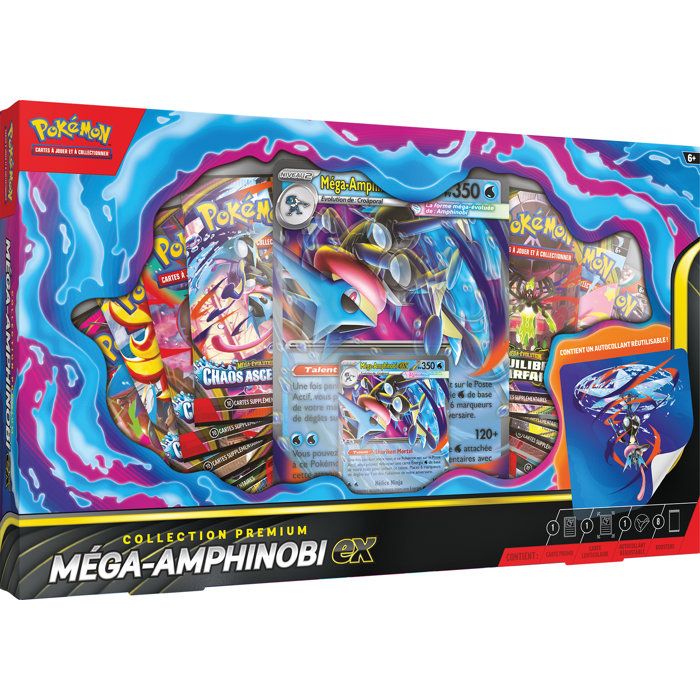 Coffret Pokémon Collection Premium Méga Amphinobi ex