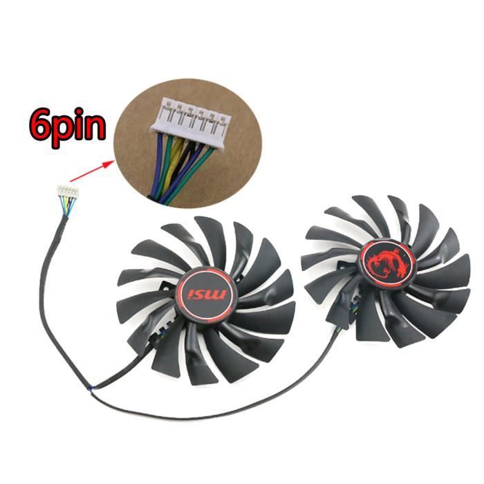 Income-Ventilateur De Reoidissement, Remplacement Pour ZOTAC GeForce GTX 1050 Mini, 2 Go, Cartes 4 Go, 1050 Ti, 92S2U, 85mm, 2 Broches, GTX 1050