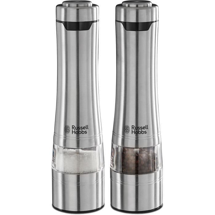 Ensemble moulins électriques sel et poivre avec lumière Russell Hobbs Classics 23460 - vue 2
