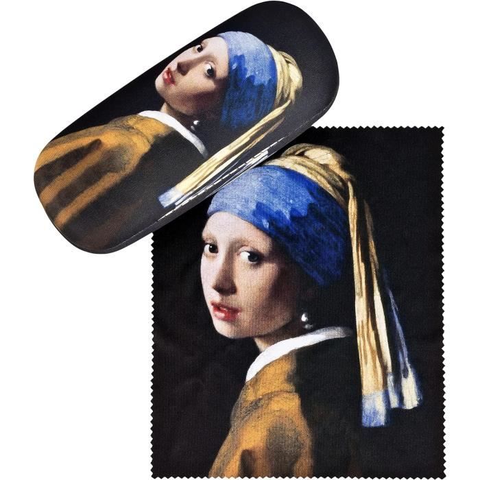 Étui à Lunettes VON LILIENFELD Léopard - Boîte Robuste Avec Chiffon De Nettoyage Motif Félins