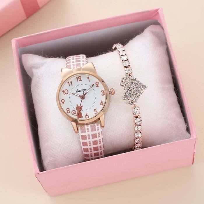Montre femme Chat à lunettes - MODE - BIJOUX - SACS/Bijoux - Les 3 chats