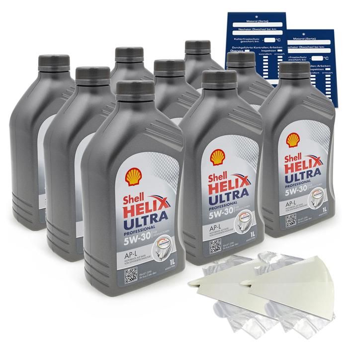 9 litres d'huile moteur Shell Helix Shell - Cdiscount Auto
