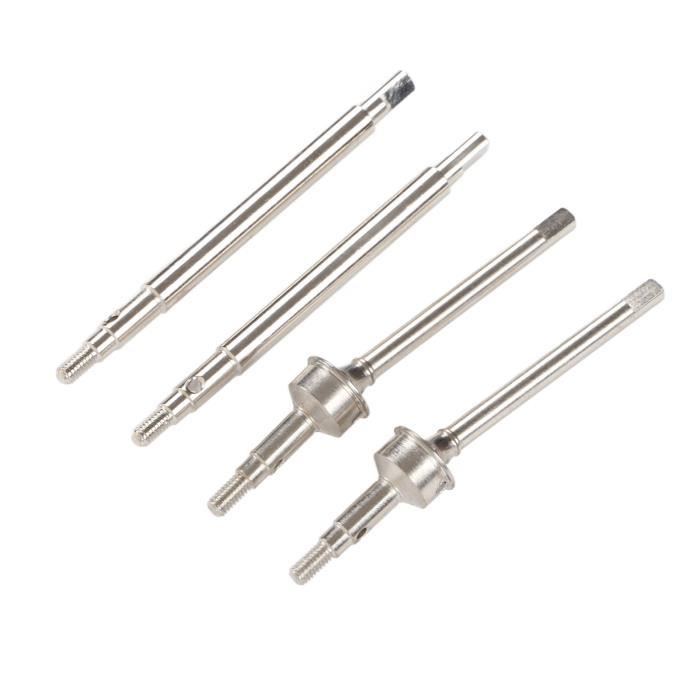 Palumma RC Essieu de roue large pour TRX4M, RC CVD en acier avant et arrière élargi 5 mm Kit pour pièces de voiture TRAXXAS-1/18 4WD TRX4M RC Crawler