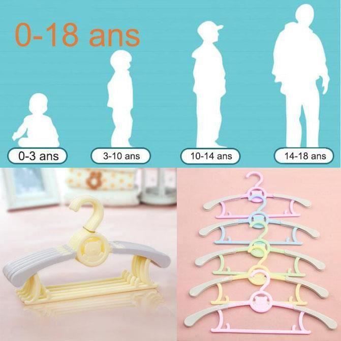 Lot De 30 Cintres Bébé En Plastique Blanc - Avec Séparateur De Vêtements, Rangement Enfant, Neuf