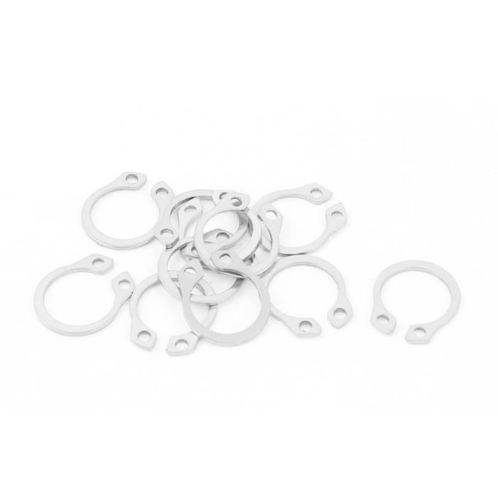 Anneau d'accroche SOURCING MAP Anneau Soudé Inox Acier 316 Rond 25mm
