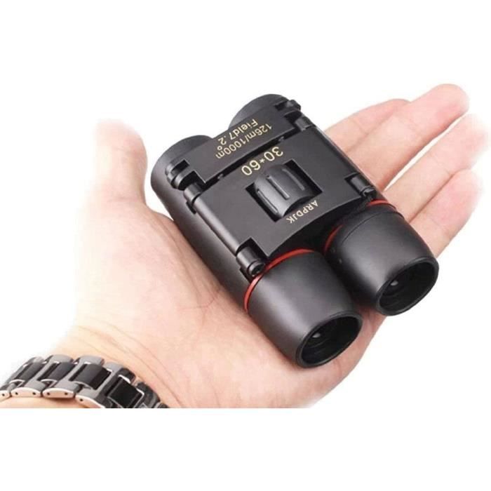 30×60 Compactes Petit Jumelles Puissant Télescope Pliant Avec Tissu