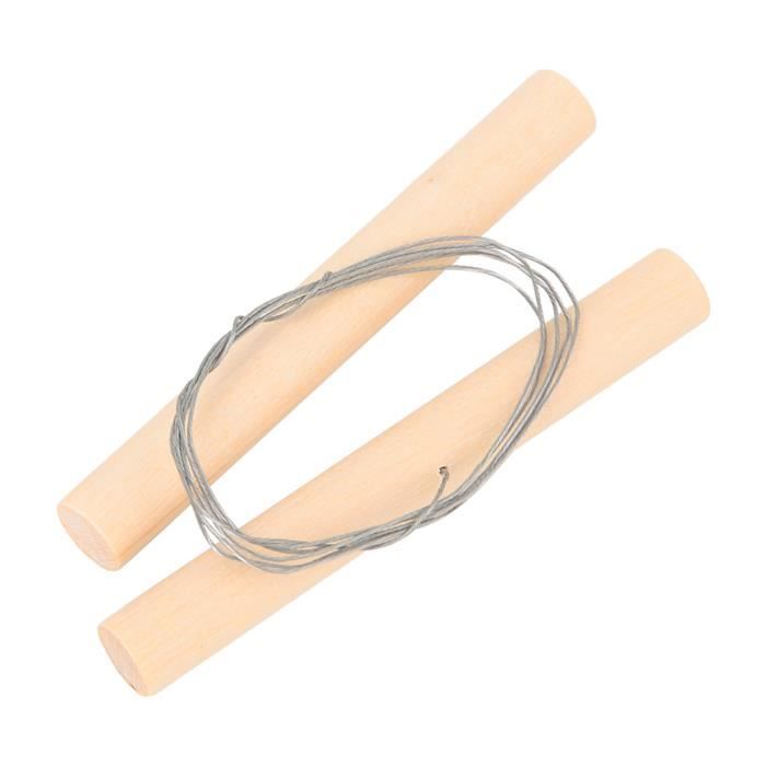Kit De 5 Outils De Sculpture Céramique/poterie - Acier Inoxydable, Poignées Bois - Pour Modelage, Détails