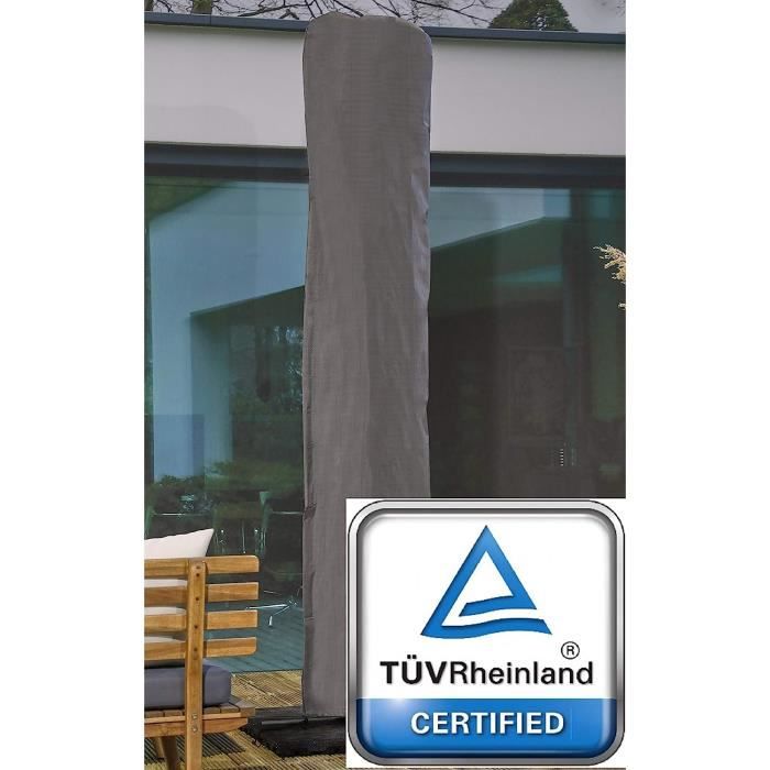 Housse De Protection Pour Parasol Outsunny - Tissu Oxford 300D Imperméable, Fermeture Zip - Pour Parasol Droit/déporté Jusqu'à 3m