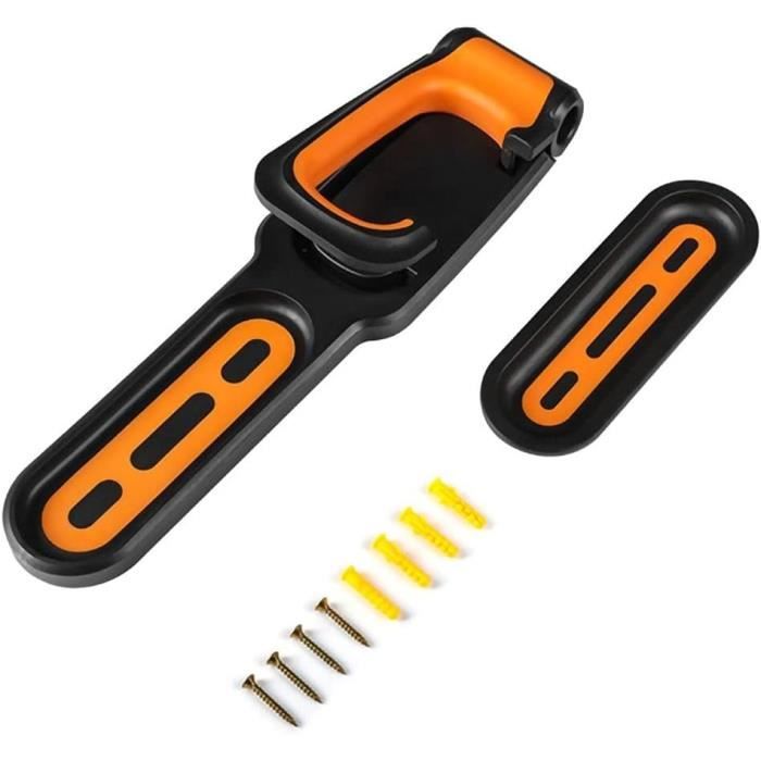 Support Mural Vélo Pour 4 Vélos + 3 Casques - Acier Robuste 180 Kg Max - Rails Réglables - Pour Garage
