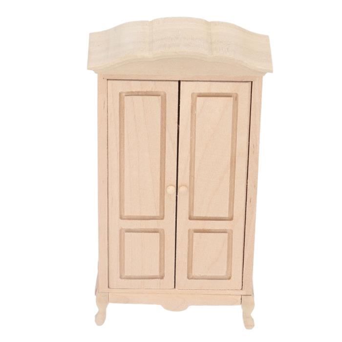 Chaise Miniature En Bois 1:12 Pour Maison De Poupée - Style Château Ou Vintage - Fabrication Artisanale