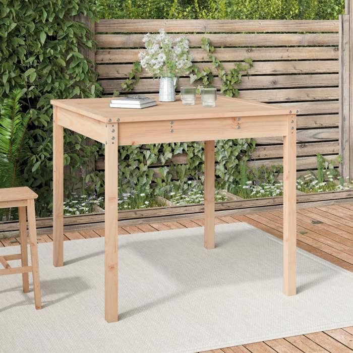 vidaXL Table de jardin Bois de Pin - vue 7