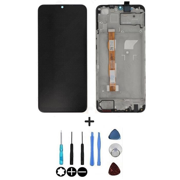 Écran LCD Complet Noir Pour Vivo Y20, Y20s, Y20i - Pièce Neuve Originale (sans Châssis)