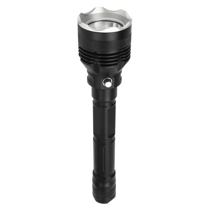 Lampe de poche de plongée sous-marine - VVIKIZY - Étanche IPX8 - 8000 lumens - 3 modes déclairage - Aluminium