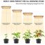 YASBED Lampe de croissance pour plantes dintérieur 75 W Lumière solaire pour plantes dintérieur 3500k Lumière végétale pour graines qui grandit clonage microvert floraison et fruits hydroponique 