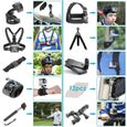 50-En-1 Kit d'Accessoires d'Appareil Photo d'Action pour GoPro Hero 4/5 Session, Hero 1/2/3/3 + / 4/5, SJ4000 / 5000, Nikon et Sony -1