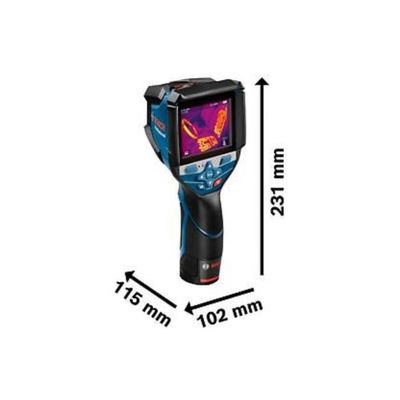 Caméra Thermique Bosch GTC600C – 12V, écran 3,5'', Wi-Fi, IP54, Professionnelle
