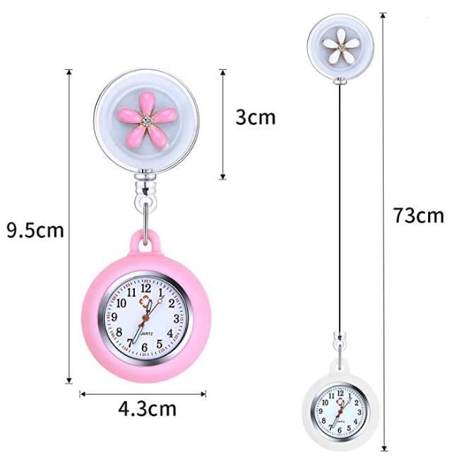 Ensemble De Montres D'Infirmière 4 Pièces Avec Broche De Sécurité En