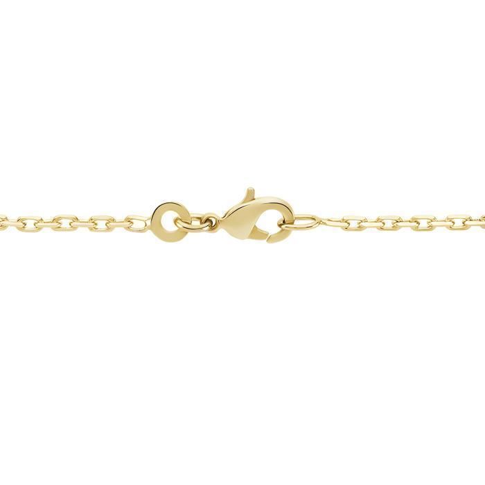 Chaîne De Cou Maille Marine Plaqué Or 750/1000 - Longueur 45 Cm, Neuf Avec étiquettes