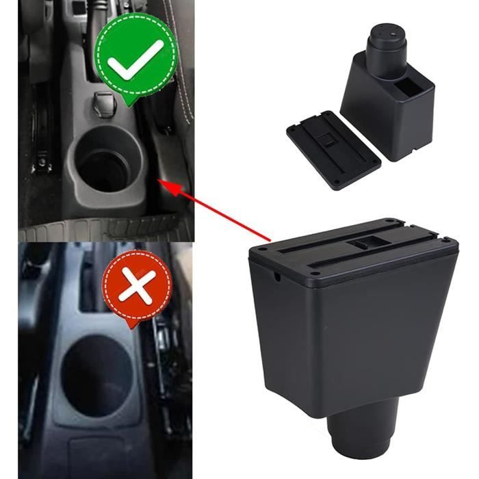 Boîte De Rangement Centrale/accoudoir Pour Ford Focus 3 (2011-2020) - Ajoute Du Rangement Et Du Confort