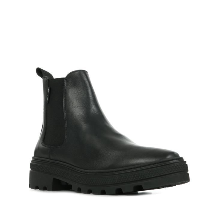 Boots Palladium Manufacture Pallacut 01 Nap Femme Noir Talon