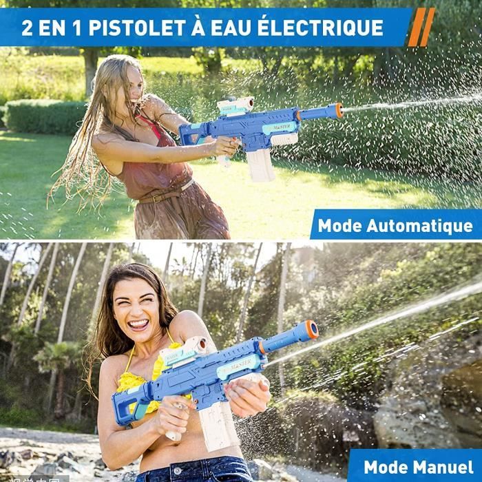 Pistolet à Eau Teorema 55 Cm – Portée 10 M, Pression Manuelle, été Garanti Pour Enfants