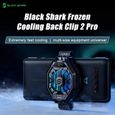 Cooler 2 Pro Black - Refroidisseur De Jeu 2 Pro, Original, Pour Iphone Redmi K40 Pro Blackshark 4-pro - Télép-2