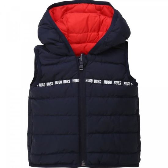 Doudoune Sans Manches Hugo Boss Bebe Rouge Cdiscount Pret A Porter