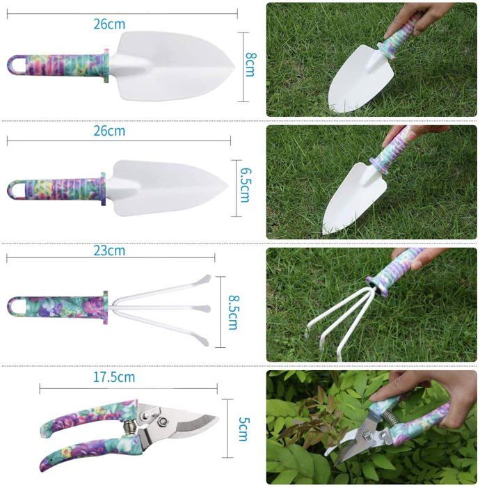 Outils de Jardinage : 9 Outils de Jardinage Kit d'outils de Jardinage