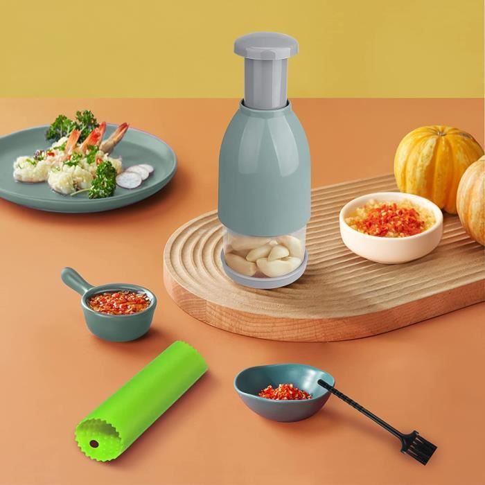 Hachoir Manuel Avec Lames En Acier Inoxydable Pour Légumes, Oignons, Viande, Ail