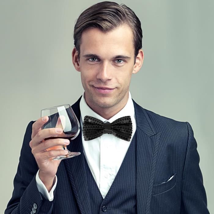 Noeud Papillon Homme Bleu Marine Pré-noué En Soie