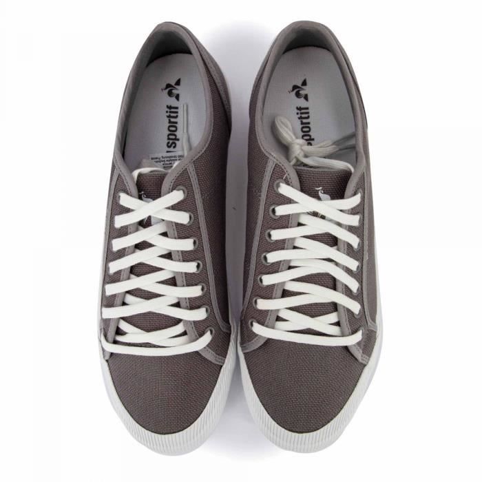 Tennis basses en toile Deauville Sport Homme LE COQ SPORTIF Gris Cdiscount Sport