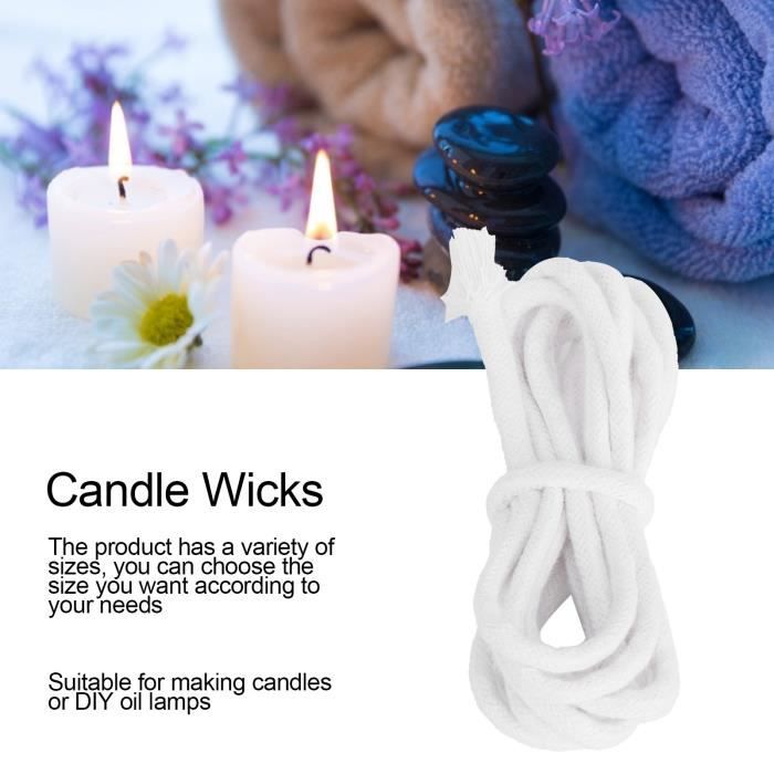 Mèches De Rechange En Coton Pour Lampe à Pétrole - Lot De 4 Rouleaux De 1m, Différentes Largeurs