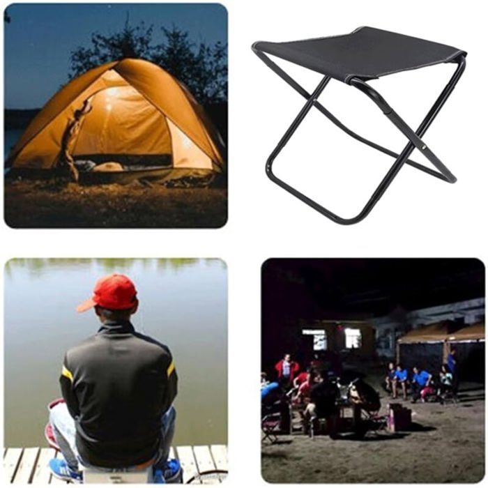 Tabouret Pliant Portable Léger - Camping, Pêche, Voyage