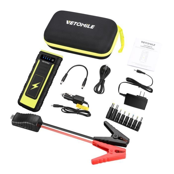 VETOMILE Jump Starter 21000mAh 800A Peak D marreur de Voiture