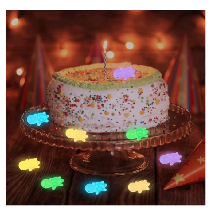 20 PCS Mini Figurine Fantômes,Mini Lumineuses En Résine, Pour Décoration De Jardin, Décoration