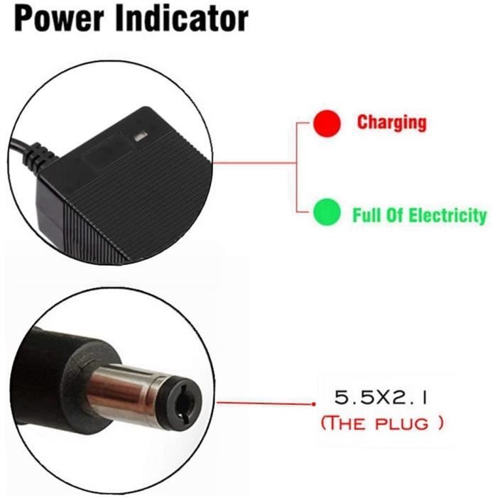 Chargeur de Velo electrique PowerSmart Hailong 36V Scrapper EXC 2.9 Scrapper EXC 3 36V 42V Cdiscount Sport