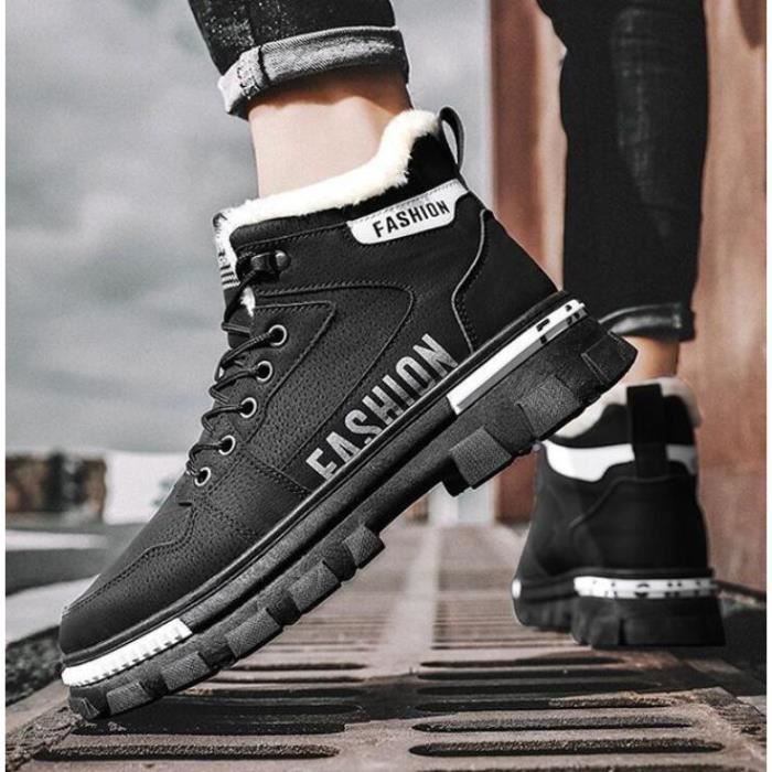 Baskets Montantes Chaussure Homme Suede Masculines Sport Mode Chaussures lh1022posnk01ts Gris Gris Cdiscount Sport