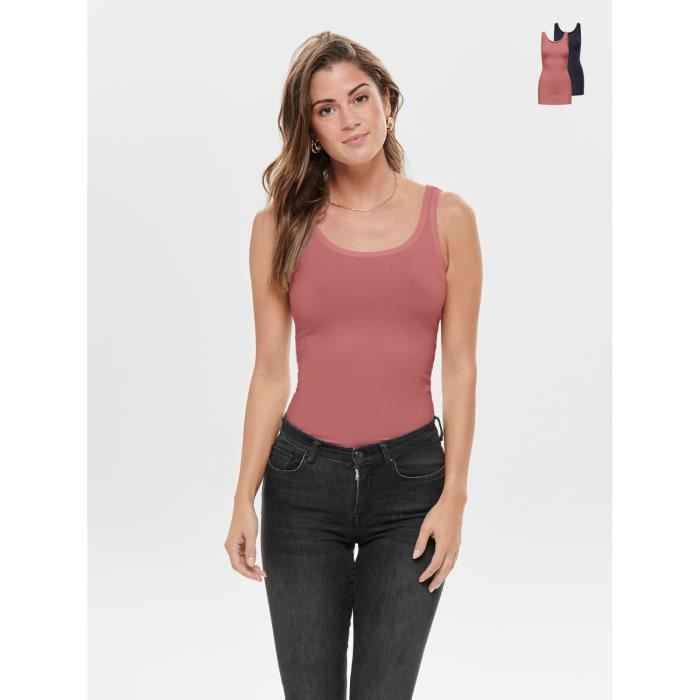 Lot de 2 d bardeurs femme Only onllive love bleu noir Bleu noir