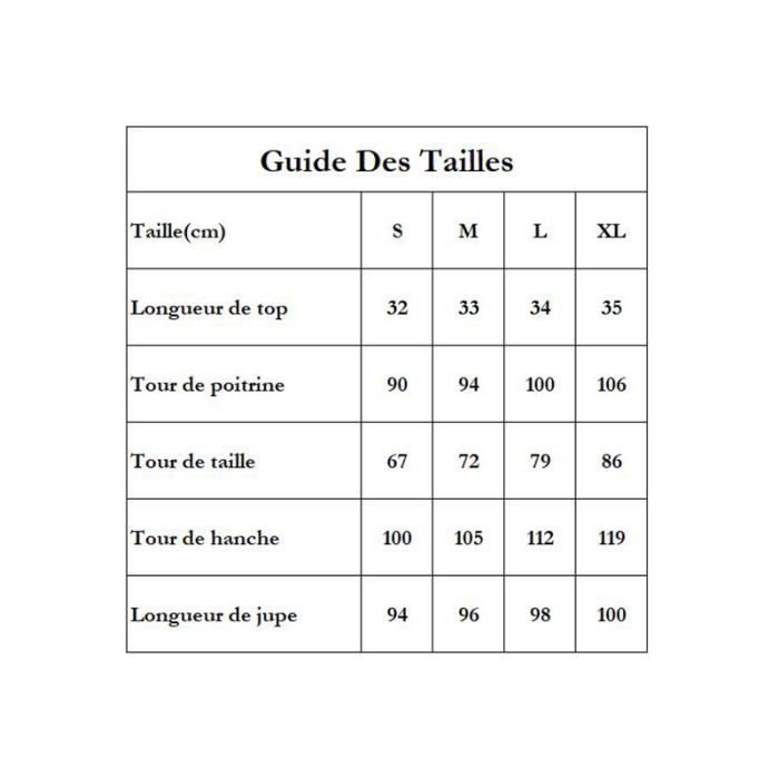 Taille discount habit femme