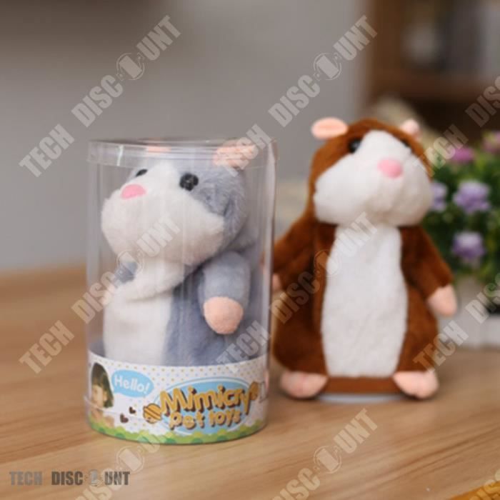 KIMISS Jouet parlant de hamster Hamster parlant en peluche jouet hamster en  peluche pour enfant jouet éducatif interactif pour - Cdiscount