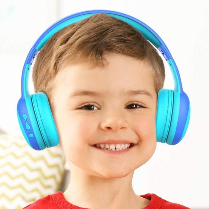 Casque Bluetooth Enfant, Ecouteurs Enfants sans Fil du Volume Limité 85dB  avec Oreille de Chat Réglable/Pliable pour Apprentissage/PC/Phone/Gaming,  Casque Audio pour Fille Ado Fils(Dégradé Rose) : : High-Tech